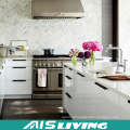 Meubles de Cabinet de cuisine de finition de finition brillante européenne de Cabinet de mélamine (AIS-K986)